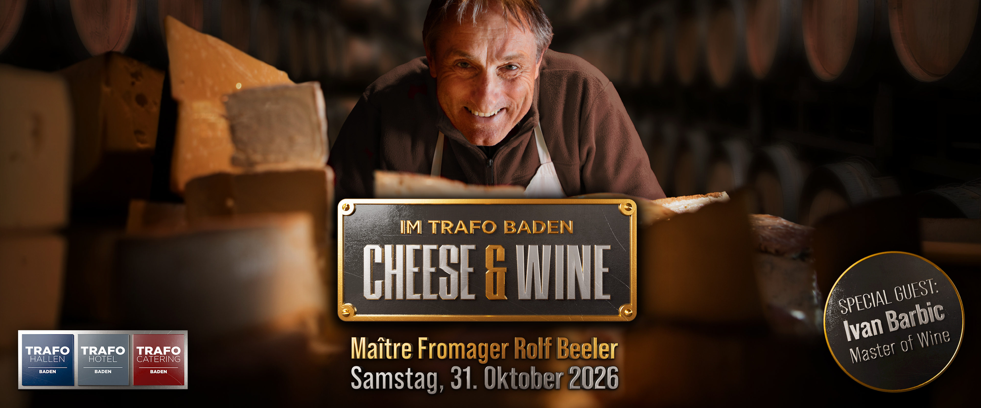 Einzigartiges Wine & Dine mit Fokus Käse, mit Rolf Beeler Maitre Fromager